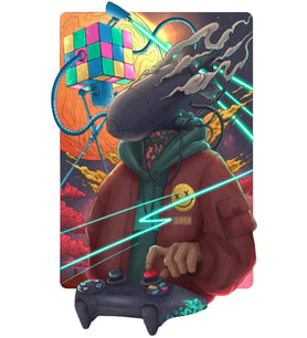 Black Hole (Chaos Collection) Eşsiz Figürlerle Ahşap Puzzle Yapboz