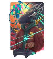 Black Hole (Chaos Collection) Eşsiz Figürlerle Ahşap Puzzle Yapboz