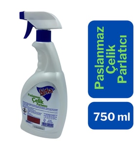 Birka Krom Paslanmaz Çelik Yüzey Parlatıcısı 750 ml. x 6 Adet