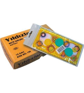 Yıldızlar Motif Şablonu 