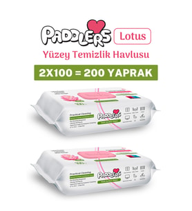 Easy Clean Lotus Çiçeği Kokulu Yüzey Temizlik Havlusu 2x100 (200 Yaprak)