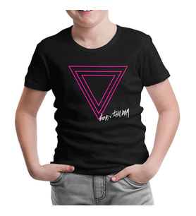 Lady Gaga - Born this Way Logo Siyah Çocuk Tshirt