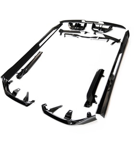 BMW G60 2024 - Aero Kit Ön Arka Splitter Marşpiyelli Panjurlu Ayna Kapakları Bagaj Spoyler M Perform