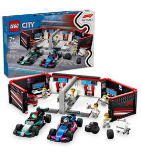 LEGO City F1 Garajı ve Mercedes-AMG ve Alpine Arabaları 60444