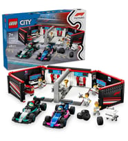 LEGO City F1 Garajı ve Mercedes-AMG ve Alpine Arabaları 60444