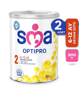 SMA Optipro 2 Bebek Maması 800 gr 2 Adet