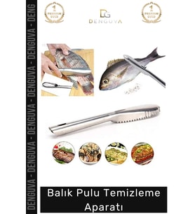 #BalıkTemizleyici Balık Temizliği Zahmetsiz Hijyenik Paslanmaz Ergonomik Pratik Balık Pulu Kazıyıcı