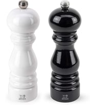 Galeri Kristal Peugeot Paris Karabiber/Tuz Değirmen Set Siyah-Beyaz 18Cm