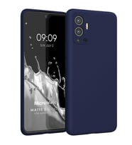Microsonic Matte Silicone Infinix Hot 12 Kılıf Mor (Lacivert)
