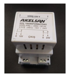 15 24 Volt 15 Watt Zil Trafosu Ak-311