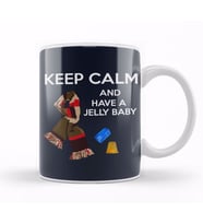 Keep Calm And Have A Jelly Baby Doctor Who Kupa Bardak Porselen