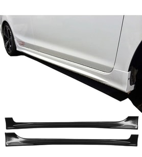 Honda Civic Fb7 Mugen Yan Marşpiyel Seti Mat Siyah Plastik 2 Adet 2012 2013 2014 2015 2016