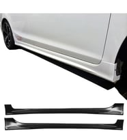 Honda Civic Fb7 Mugen Yan Marşpiyel Seti Mat Siyah Plastik 2 Adet 2012 2013 2014 2015 2016