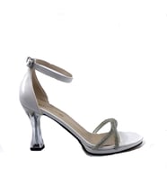  Ayakkanımood Mht 712 8,5 Cm Beyaz Taşlı Platform Kadın Ayakkabı