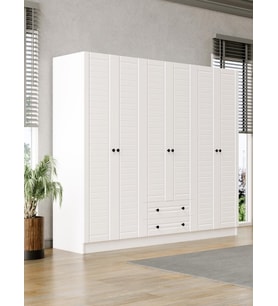 Kuzeylife Elegante 6 Kapılı Gardırop 183 Cm