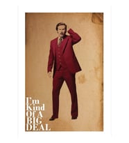 Anchorman Ron Çok Önemli Tablo Ahşap Poster Dekoratif
