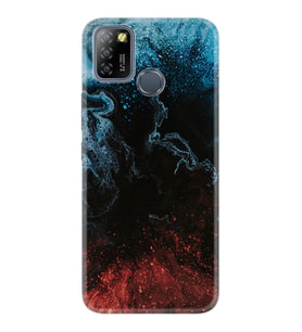 INFINIX Smart 4 5 6 Zero 8 S5 Pro Kılıf Desemli Silikon Red Blue Black Abstact 1386
