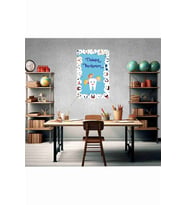 Dişlerimi Fırçalıyorum Fotoğraf Panosu Branda 100x150