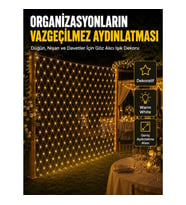 Mey İthalat® Dekoratif Ağ LED Işık ile Organizasyonlarınıza Masalsı Atmosfer