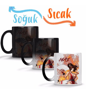 Mai The King Fighters Sihirli Kupa Bardak Porselen