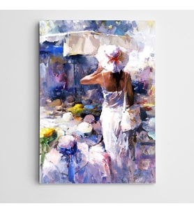 Beyaz Tonlar Modern Sanat Kanvas Tablo