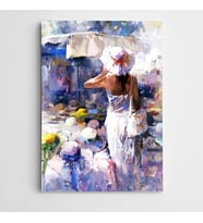 Beyaz Tonlar Modern Sanat Kanvas Tablo