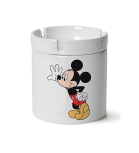 Mickey Mouse Baskılı Porselen Küllük Makinede Yıkanabilir