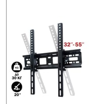 32"-55" duvara monte TV askısı, plazma TV'ler için eğim ayarlı.