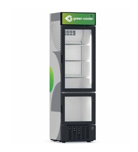 Green Cooler 300 KOMBİ Dikey Tip Muhafaza ve Dondurucu Dolap, 2 Bölmeli Kapak