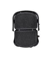 KORKMAZ  A324-06 CASTRON SİYAH TOST MAKİNESİ 