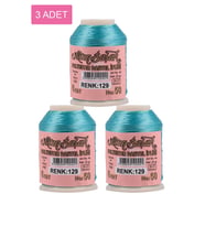 3 Adet Altınbaşak Oya ve Dantel İpi 20 gr - Royaleks - No: 129