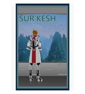 Mass Effect Sur'kesh Seyahat Posteri Fan Art Tablo Ahşap Poster Dekoratif