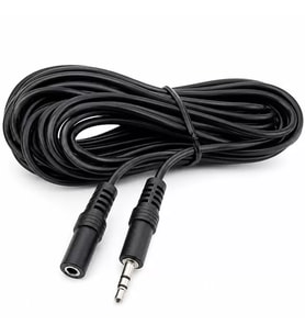 Elektromer El-8942 10 Metre 3.5Mm Stereo Ses Uzatma Kablosu (Erkek-Dişi)