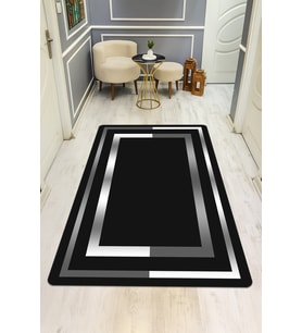 Modern Desenli Dijital Baskı Kaymaz Taban Halı H0189