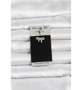 316L Cerrahi Çelik Fiyonk Model Göbek Piercing 5886 - SSSSSS3130-5266