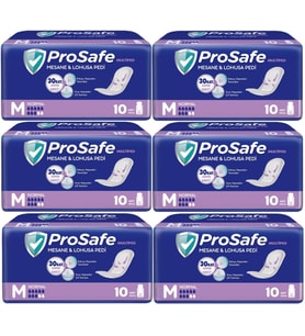 Prosafe Mesane & Lohusa Pedi  M-Orta Normal 60 Adet (6PK*10)