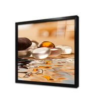 Spa Taşları Çerçeveli Cam Tablo
