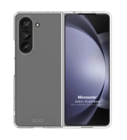 Microsonic Samsung Galaxy Z Fold 5 Kılıf Shell Platinum Şeffaf (Renksiz)