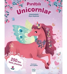 Pırıltılı Unicornlar – Çıkartmalarla Giysi Giydirme