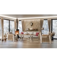 Melody Bahçe & Balkon Oturma Grubu (Krem)