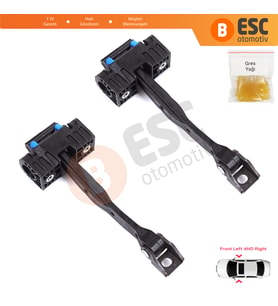 Audi A6 S6 RS6 C7 4G 2010-2018 4G0837249C İçin 2 EA Ön Sağ ve Sol Kapı Gergi Yayı