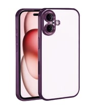 iPhone 17 Razer Lensli Silikon - Açık Mor