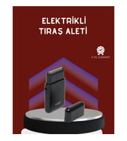 Mey İthalat® USB Şarjlı Erkek Tıraş Makinesi Cilt Dostu ve Kompakt Tasarım