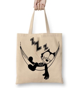 Felix the Cat Hammock Bez Çanta Uzun Saplı