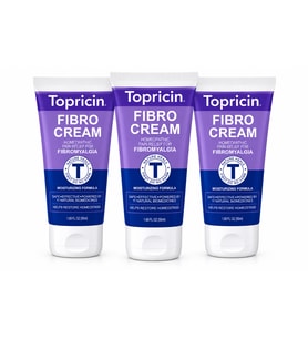 Topricin Fibro Cream 50 ml Nemlendirici Cilt Bakım Kremi x3