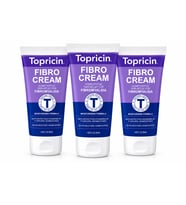 Topricin Fibro Cream 50 ml Nemlendirici Cilt Bakım Kremi x3