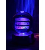 3d Believe Dream Shine Işıklı Cam Küre