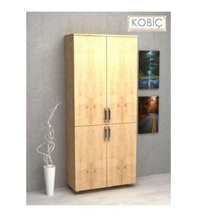 Dosya Dolabı Tam Kapak 80x35x185 Cm (MEŞE)