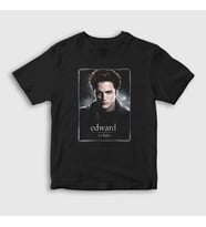 Presmono Unisex Çocuk Siyah Edward Cullen Vampire Twilight T-Shirt 311081tt