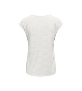 Only ONLFREE LIFE STRUC. S/S MODALTOP JRS Beyaz Kadın T-Shirt 15319446